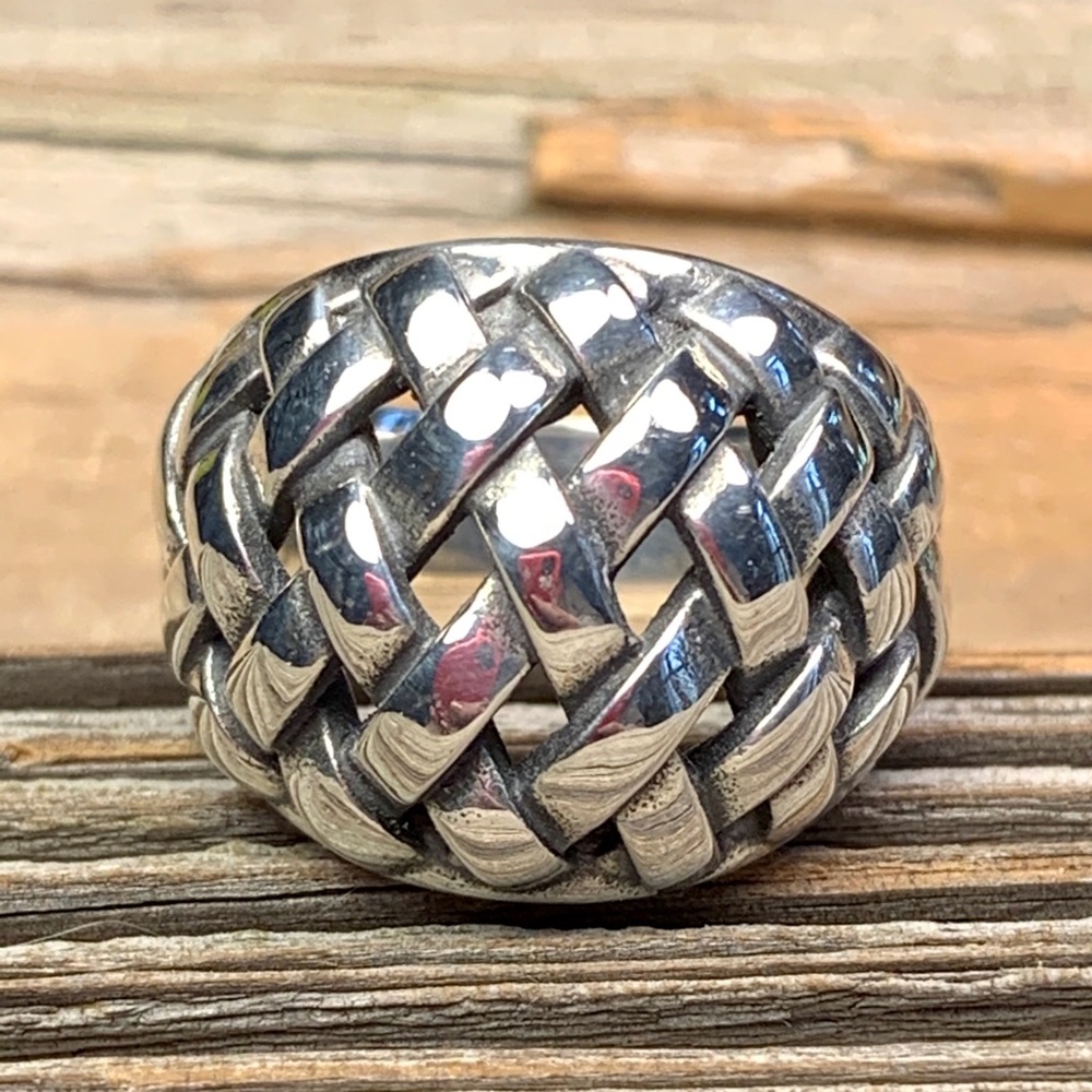 James Avery Basketweave Ring - Size 5.5